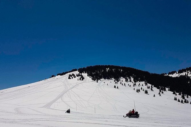Borovets Ultimate Snowmobile Experience - Snow conditions and the quad-bike backup
