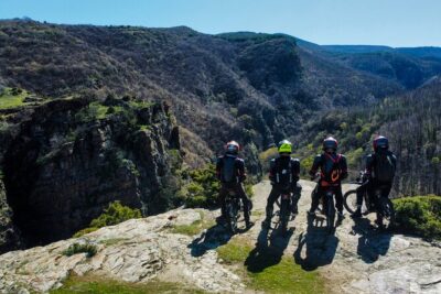 E-Motorcycle Tour in Rhodope Mountains to a Beautiful Canyon View