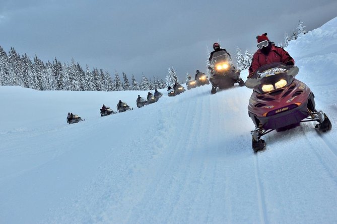 Pamporovo Ultimate Snowmobile Experience - The guide team and safety setup