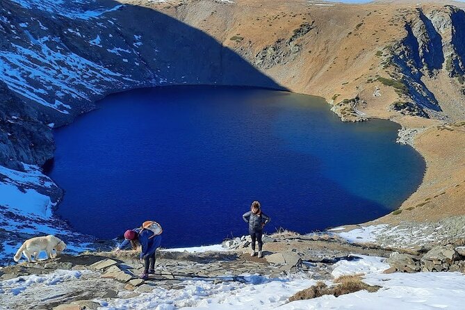 Seven Rila lakes-Snowshoeing with Waterfall and Hot Mineral pools - Snowshoeing toward the Seven Rila Lakes