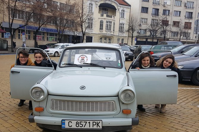 Sofia Communist History 2-Hour Tour in a Classic Trabant - National Assembly, the Archives, and secret police control