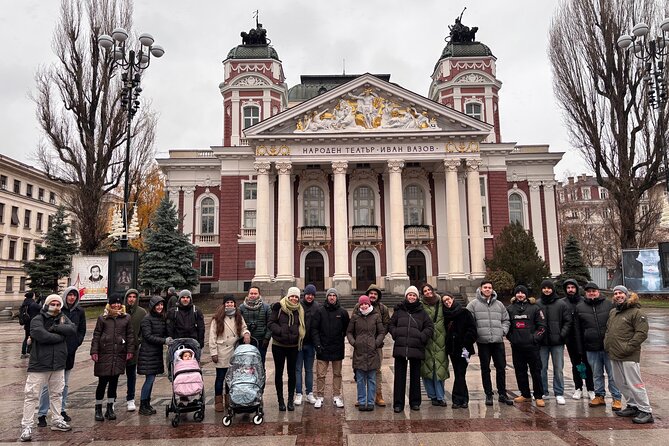 Sofia Highlights 2 Hour Sightseeing Walking Tour - A pause near the theater and city park