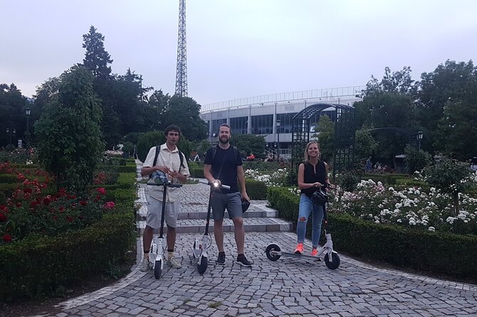 Sofia on an Electric Scooter - Guided Tour - Eagle’s Bridge marks the route into the park