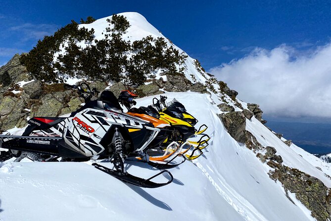 The Ultimate Snowmobile Adventure - 7 Rila Lakes & Panichishte - Riding from Panichishte toward the Rila snow